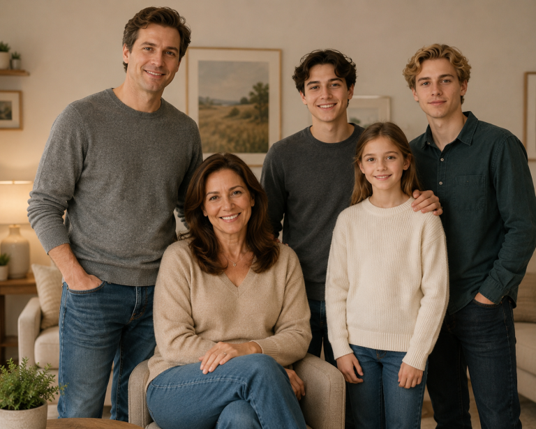 La famille réunie